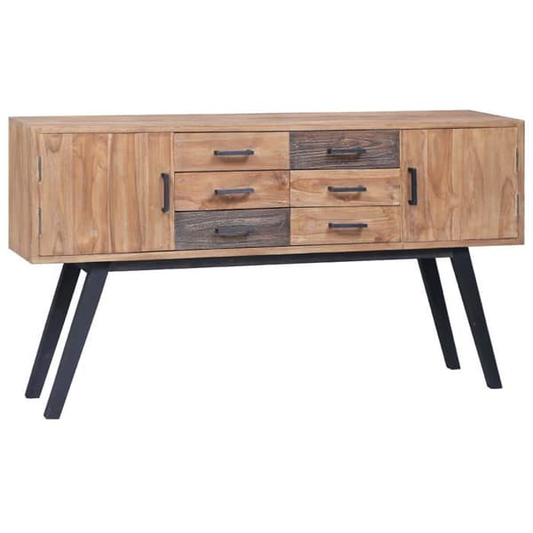 Maison Exclusive - Sidearmatur 110x30x75 cm Solid Teak