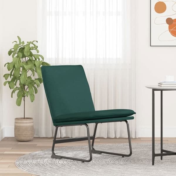 Maison Exclusive - Mørkegrøn liggestol 52x75x76 cm Stof