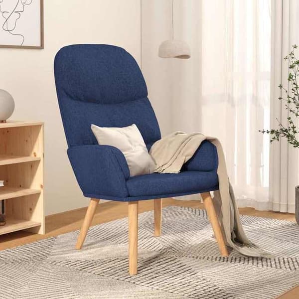 Maison Exclusive - Blå stof afslapningsstol