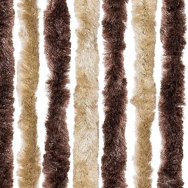 Fluegardin - EKSKLUSIV HUS - Chenille - 100x230 cm - Beige - Til dør