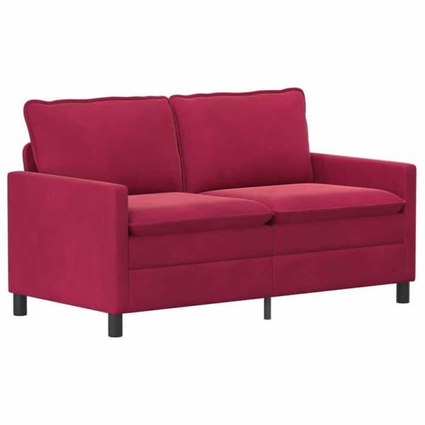 Maison Exclusive - 2 kpl sohvasetti Bordeaux samettia Bordeaux
