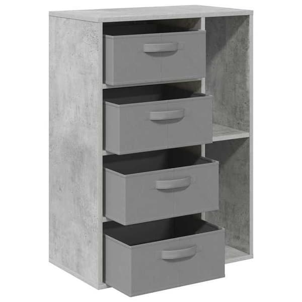 Maison Exclusive - Buffé Grå betong 60 x 33,5 x 84 cm