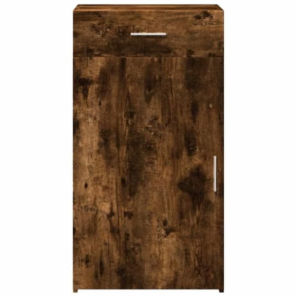Maison Exclusive - Buffé ek rökig 50x42,5x93 cm ingenjörsträ