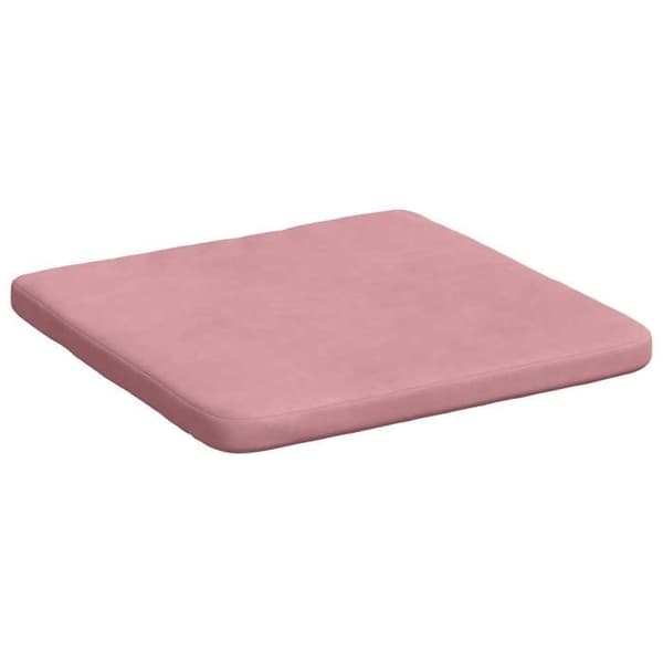 Maison Exclusive - Sittkuddar 4 st Sammet Rosa 40 x 40 x 3 cm Ros