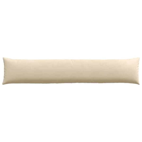 Sofa puder - EKSKLUSIV HUS - 200 x 40 cm - Creme - 2 stk. - Polyester fyld Grädde