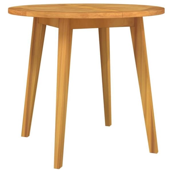 Maison Exclusive - Trädgårdsbord Ø85x75 cm i solid akaciaträ