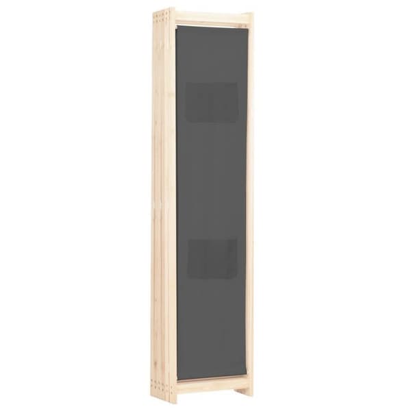 Adskillelse - Eksklusivt Hus - 6 paneler - Grå - 240 x 170 x 4 cm Grå