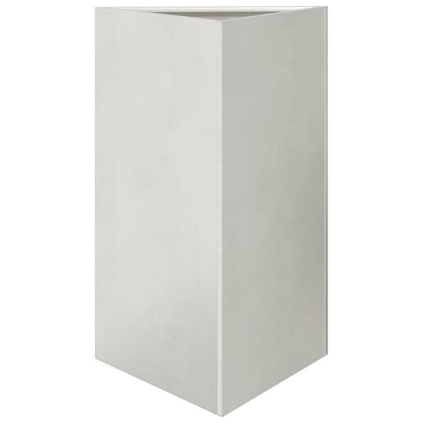 Maison Exclusive - 2 st triangulära krukor 50x43x75 cm i rostfritt stål