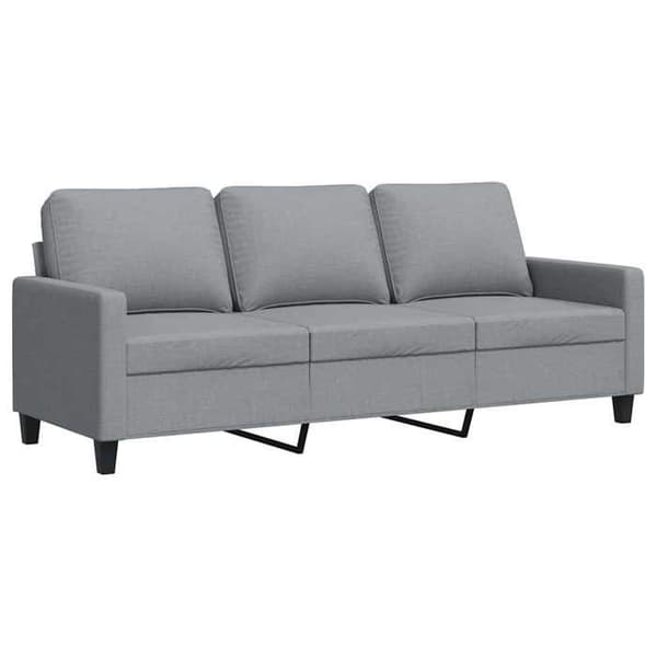 Maison Exclusive - 3-personers sofa Lys grå 180 cm Stof