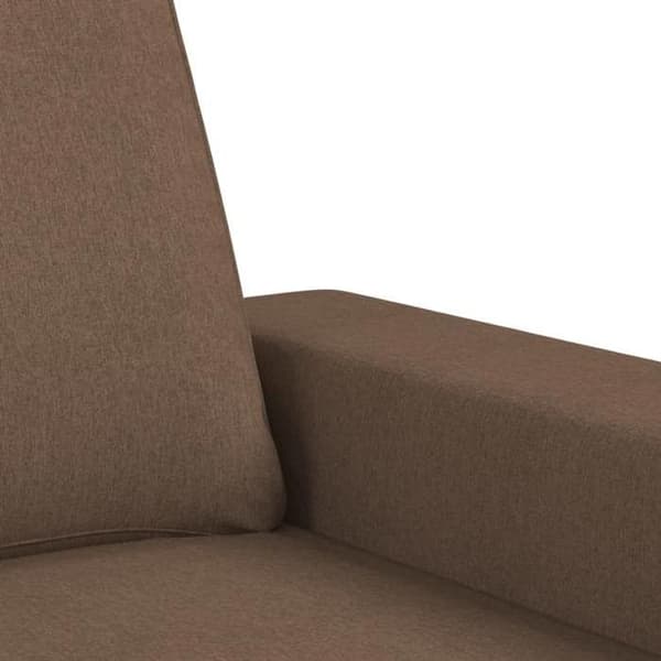 Maison Exclusive - Soffa 2-sits Brun 140 cm Tyg