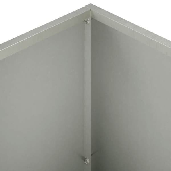 Maison Exclusive - Trädgårdskrukor 2 st Silver 60 x 30 x 40 cm