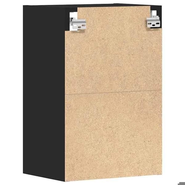 Maison Exclusive - Hængeskab "Riga" Sort 40 x 29,5 x 60 cm Ingeniørtræ