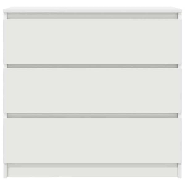 Maison Exclusive - Buffé vit 80x35x76 cm ingenjörsträ Vit