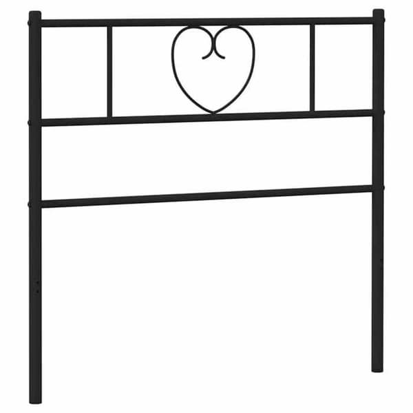 Maison Exclusive - Erstatnings hovedgærde i sort metal 90 cm