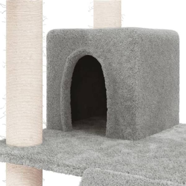Maison Exclusive - Kattekradsetræ med sisal kløer Lys grå 83 cm Ljusgrått