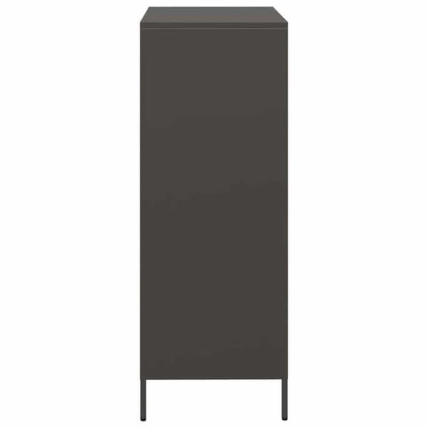 Maison Exclusive - Sort høj buffet 68x39x103,5 cm stål