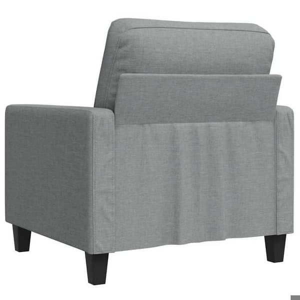 Maison Exclusive - Vaaleanharmaa nojatuoli 60 cm Kangas