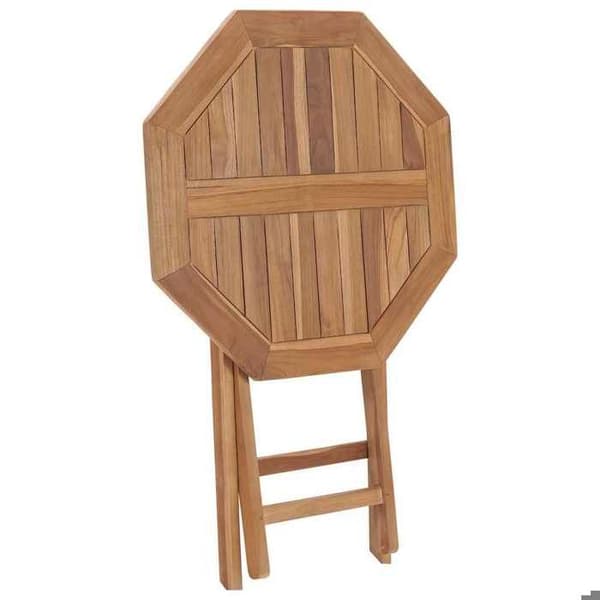 Maison Exclusive - Fällbord för trädgård 60x60x75 cm i solid teakträ