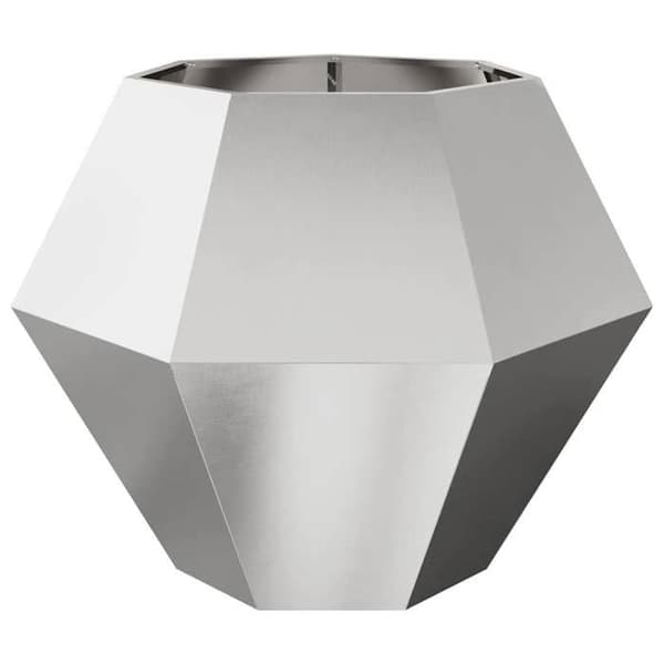 Maison Exclusive - Jardinière 2 stk Sølv 100 x 100 x 80 cm Rustfrit stål Silver