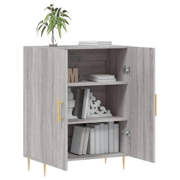 Maison Exclusive - Buffé Sonoma Grå 69,5x34x90 cm Ingenjörsträ