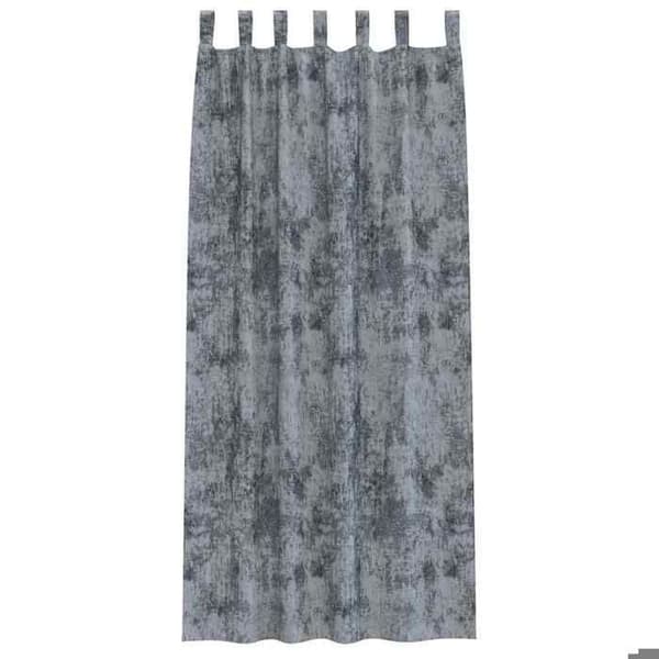 Maison Exclusive - Samettiverhot 2 kpl Harmaa Hopea 260 x 140 cm Sametti