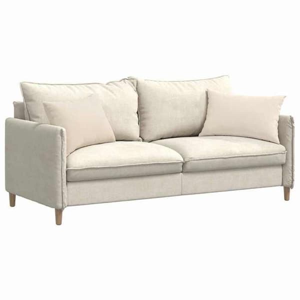 Soffkuddar - EXKLUSIVT HEM - 2 st - Beige - 60 x 40 cm - Polyester - Med dragkedja beige