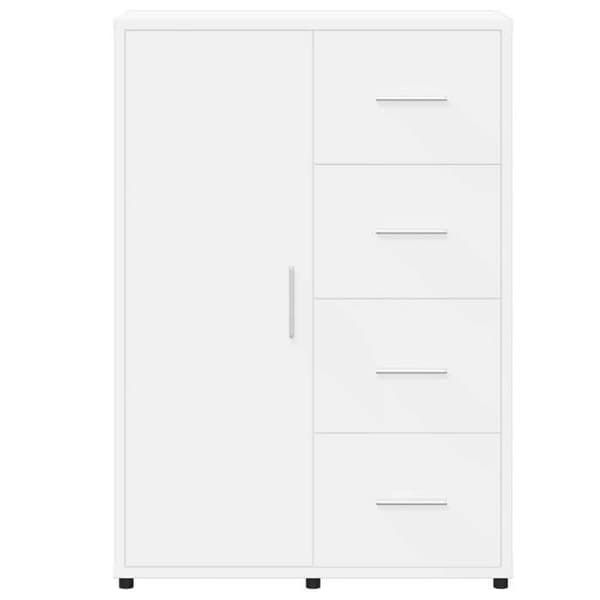 Maison Exclusive - Vit buffé 60x31x84 cm i ingenjörsträ