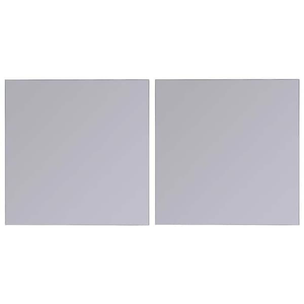 Vægspejle - EKSKLUSIV HUS - Sæt med 16 dele - Uden ramme - 20,5 cm - Glas