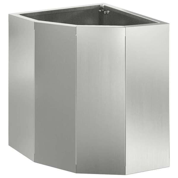 Maison Exclusive - Silverhörnkruka 30 x 30 x 35 cm Galvaniserat stål