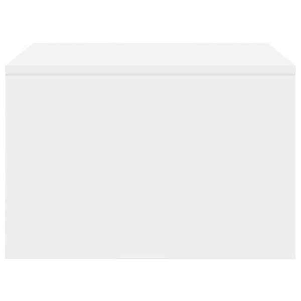 Maison Exclusive - Väggkontor Vit Ingenjörsträ 60 x 45 x 30 cm Vit
