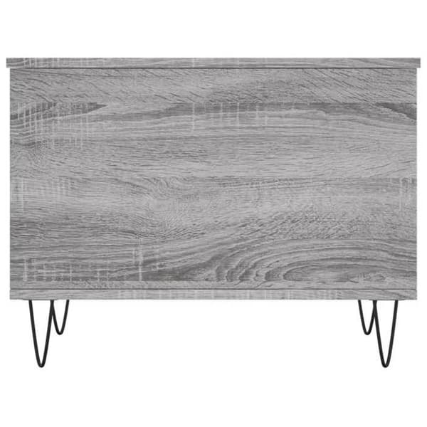 Maison Exclusive - Sonoma grå sofabord 60x44,5x45 cm Ingeniørtræ