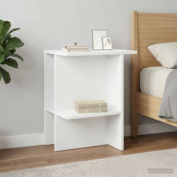 Soffbord - EXKLUSIV HEM - 2 st - Vit - 40 x 30 x 49 cm - Ingenjörsträ Vit