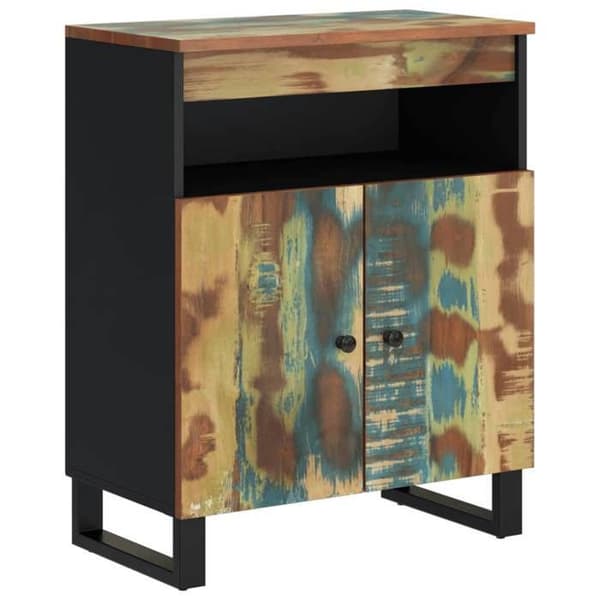 Maison Exclusive - Buffet med 2 døre 60x33x75 cm genbrugstræ