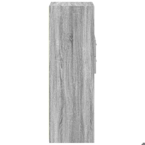 Maison Exclusive - Buffé hög sonoma grå 50x42,5x124 cm ingenjörsträ