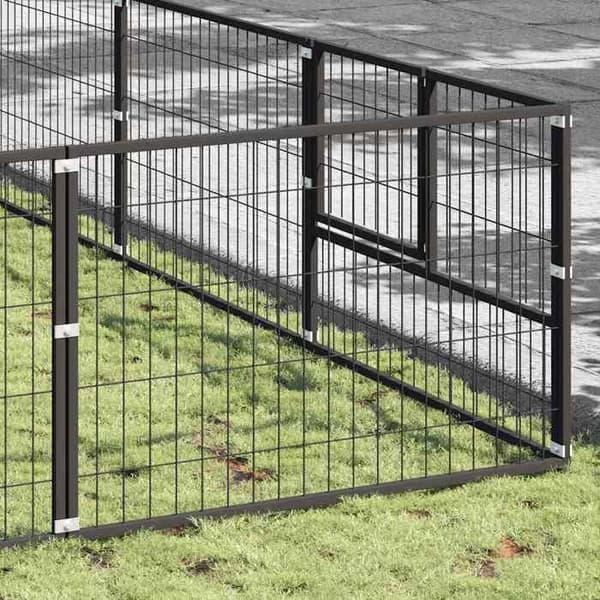 Hundehus - Eksklusivt Hus - 100 m² - Stål - Sort Svart