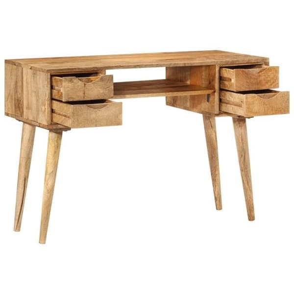 Maison Exclusive - Kontor med skuffer 110x47x76 cm solid mangotræ