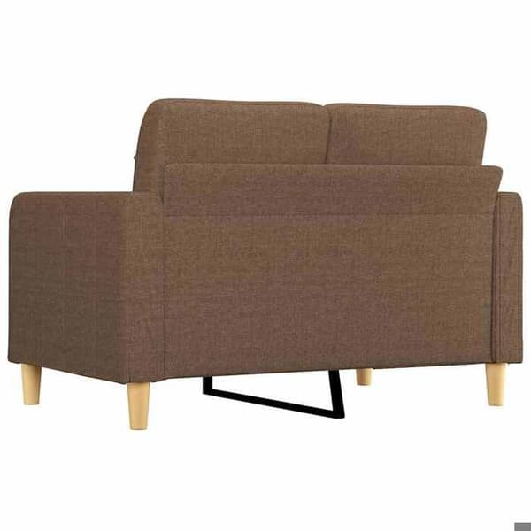 Maison Exclusive - Soffa 2-sits Brun 120 cm Tyg