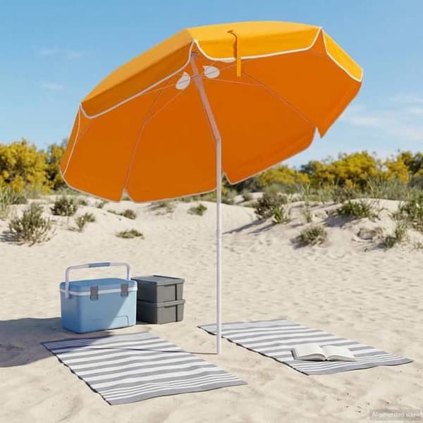Maison Exclusive - Haveparasol 240 cm polyester 170T Orange