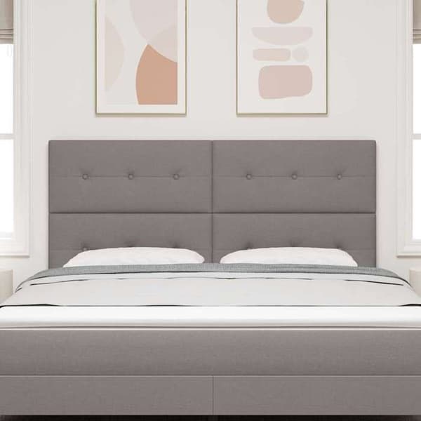 Maison Exclusive - LED Hovedgærde Taupe stof
