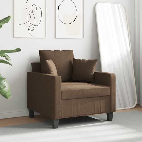 Maison Exclusive - Brun Stol 60 cm Stof