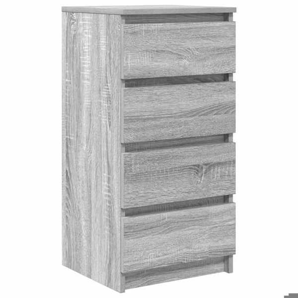 Maison Exclusive - Buffé Sonoma grå 37,5x35x76 cm ingenjörsträ