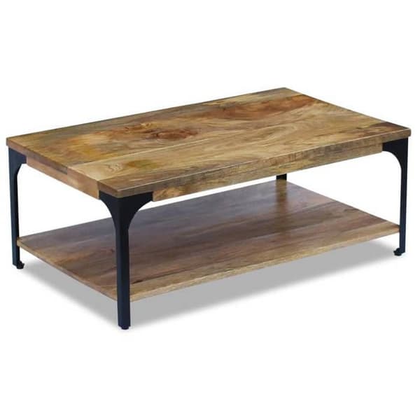 Bord - Eksklusiv Hus - Mango træ - 100 x 60 x 38 cm - Med hylde