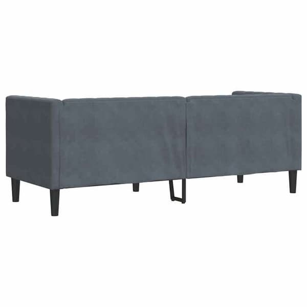 Maison Exclusive - Mørkegrå Sofa 194 x 74,5 x 70,5 cm Velour