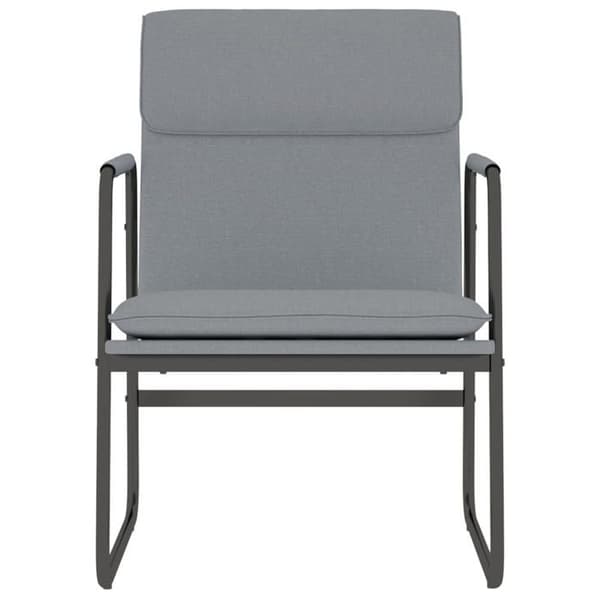 Maison Exclusive - Vaalea harmaa lepotuoli 55x64x80 cm Kangas