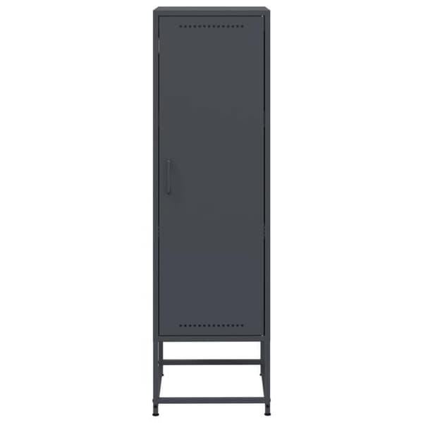 Maison Exclusive - Buffé hög antracit 36x39x123 cm stål