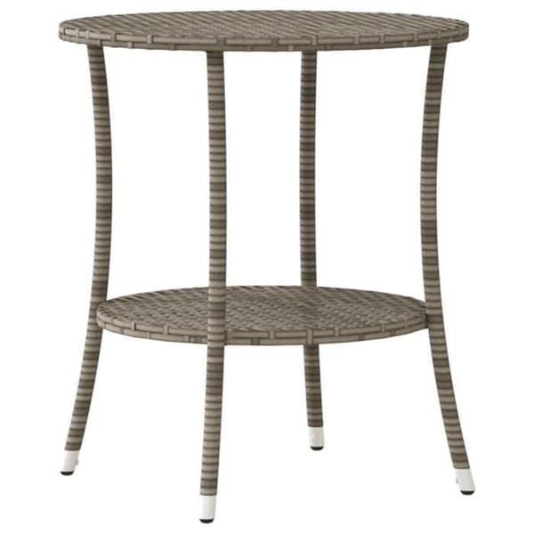 Maison Exclusive - Trädgårdsfällstolar set om 2 och bord i flätad resin