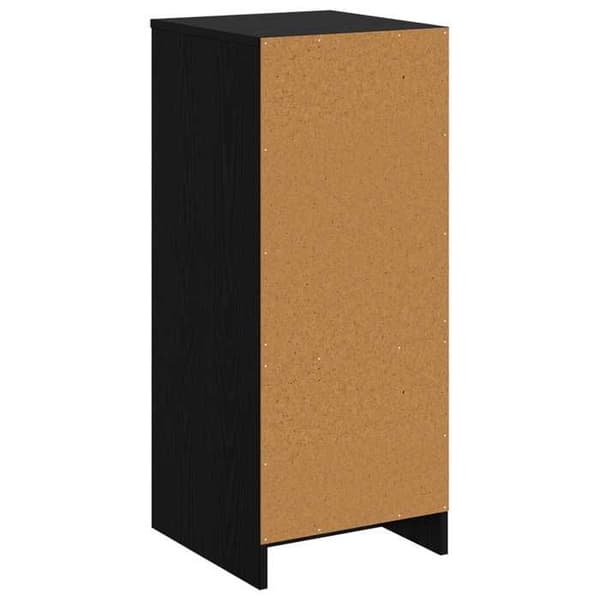Maison Exclusive - Badeværelsesskab Sort eg 35 x 36,5 x 85 cm