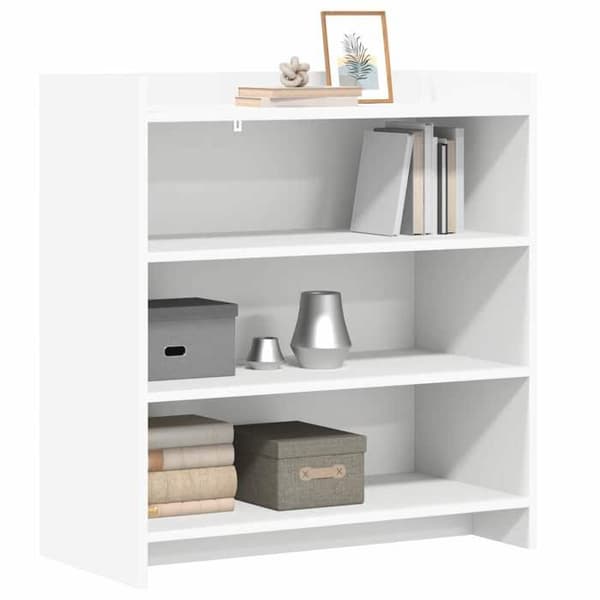 Maison Exclusive - Buffé Vit 75 x 36 x 80 cm Ingenjörsträ