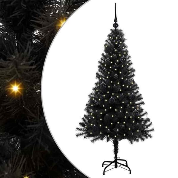 Maison Exclusive - Sort Juletræ 150 cm PVC Svart