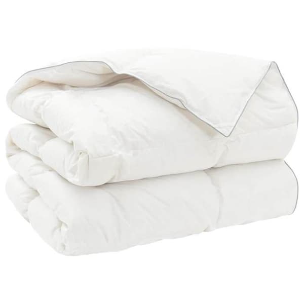 Maison Exclusive - Dyne FULDA 220 x 260 cm Vinter 300 GSM 90% andedun Vit